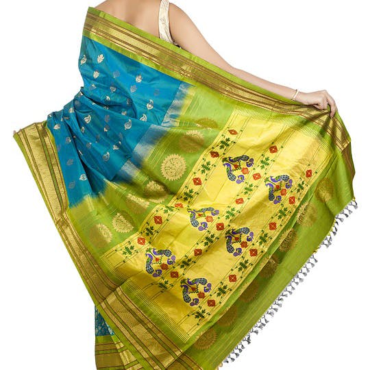 Green,Clothing,Yellow,Product,Fashion accessory,Textile,Silk,Pattern,Pattern,Beige