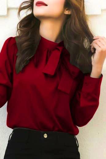 Clothing,Collar,Sleeve,Shoulder,Red,Neck,Button,Maroon,Shirt,Lip