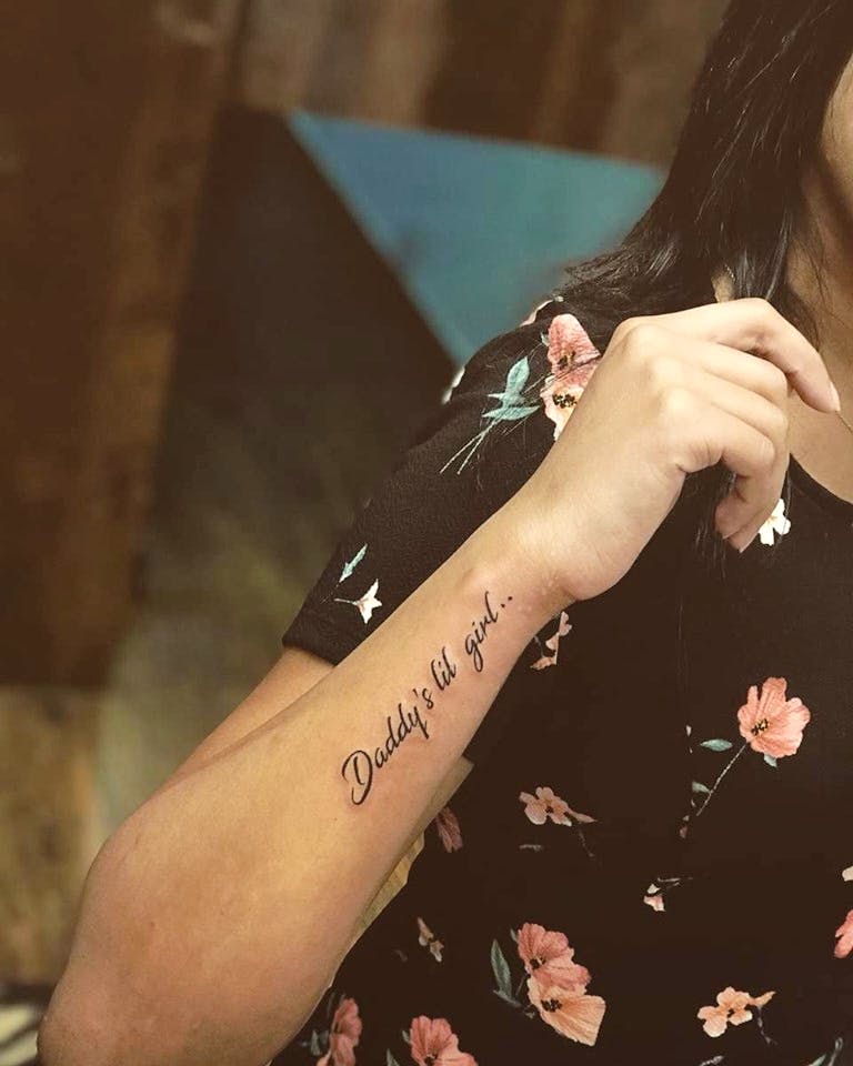 Daddy Little Girl Tattoo Ideas