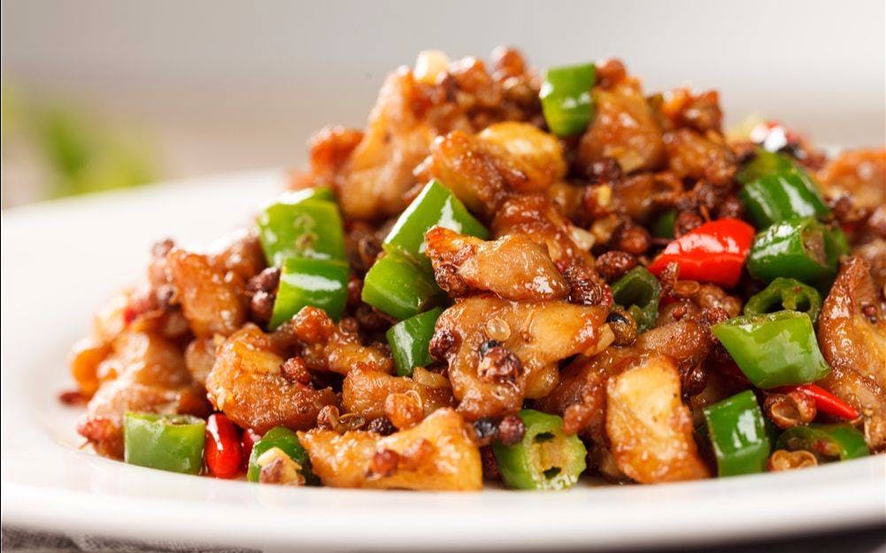 Dish,Food,Cuisine,Ingredient,General tso's chicken,Kung pao chicken,Sesame chicken,Meat,Twice cooked pork,Produce