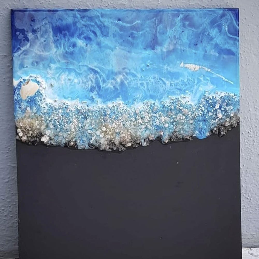 Epoxy Resin Art Celebrates the Beauty of the Untouched Ocean