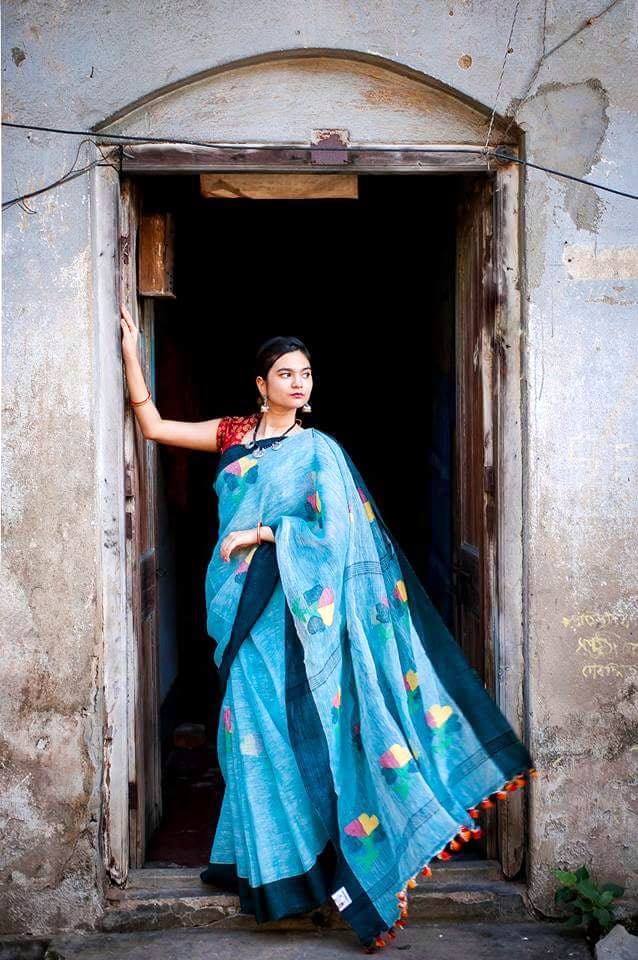 Boutique Silk Saree, Technics : Handloom, Pattern : Checked at Rs 3,200 /  Piece in Godda