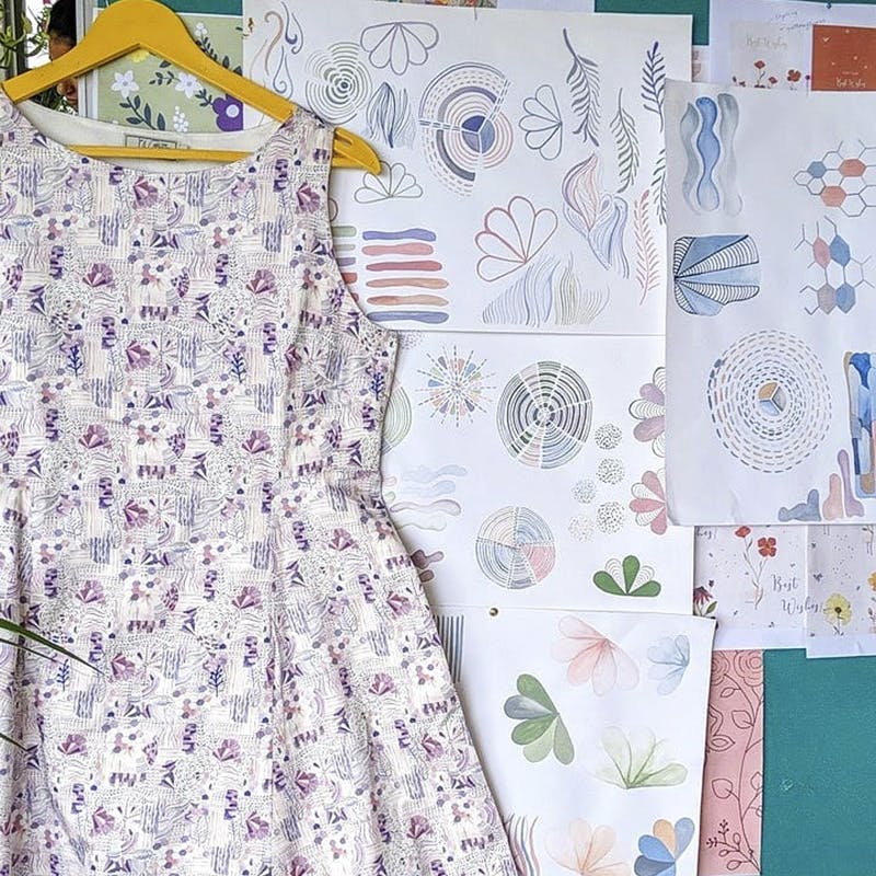 Textile,Pattern,Pattern,Dress