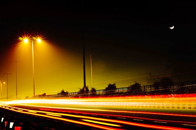 Night,Sky,Street light,Light,Highway,Road,Lighting,Freeway,Darkness,Infrastructure
