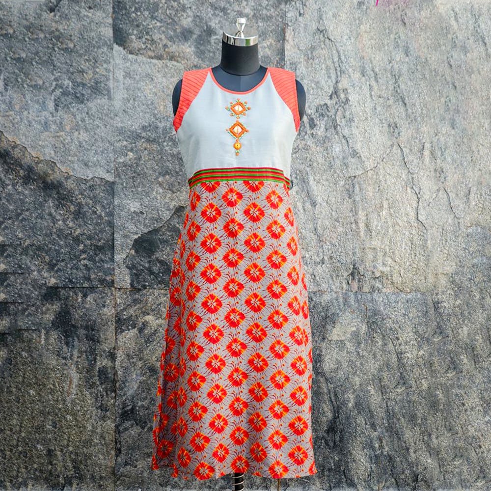 Clothing,Orange,Day dress,Dress,Red,Pattern,Pattern,Design,Vintage clothing,Textile