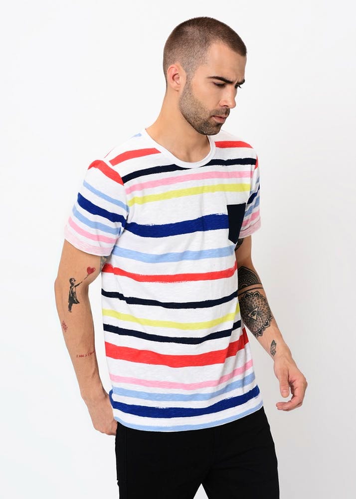 White,T-shirt,Clothing,Sleeve,Yellow,Neck,Product,Cool,Shoulder,Pocket