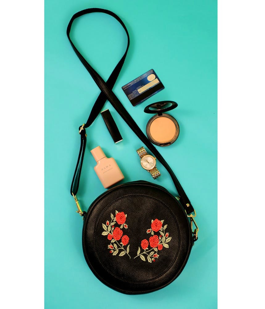 Clare V, Bags, Clare V Embroidered Circle Clutch