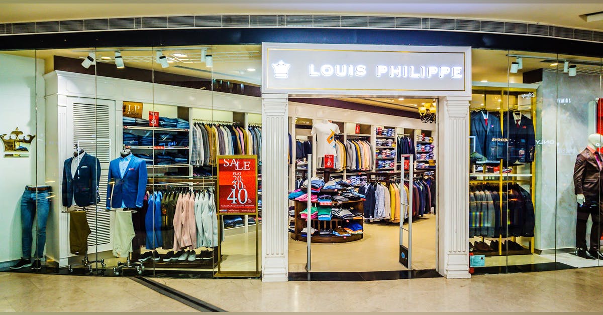 Louis Philippe Shop Branding Sign Board