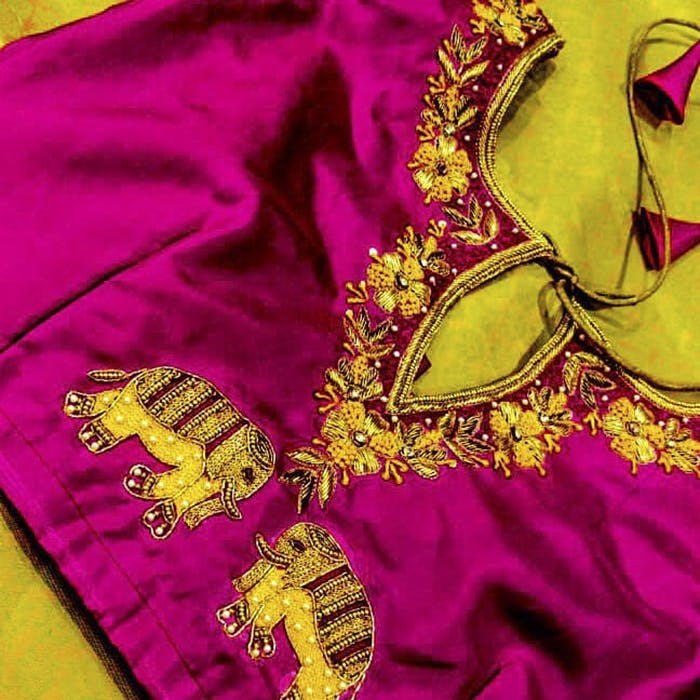 Magenta,Purple,Embroidery,Carnival,Textile,Mardi Gras,Festival,Costume,Dress,Silk