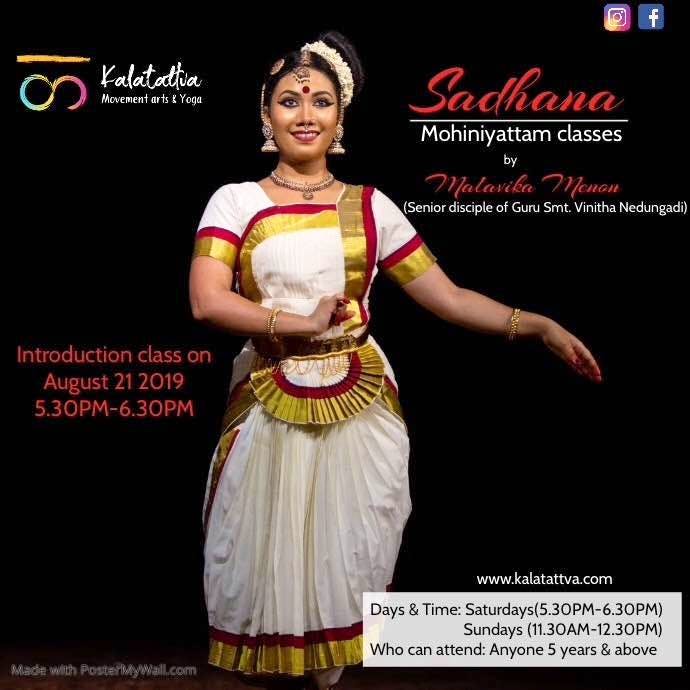Sadhana - Mohiniyattam Classes