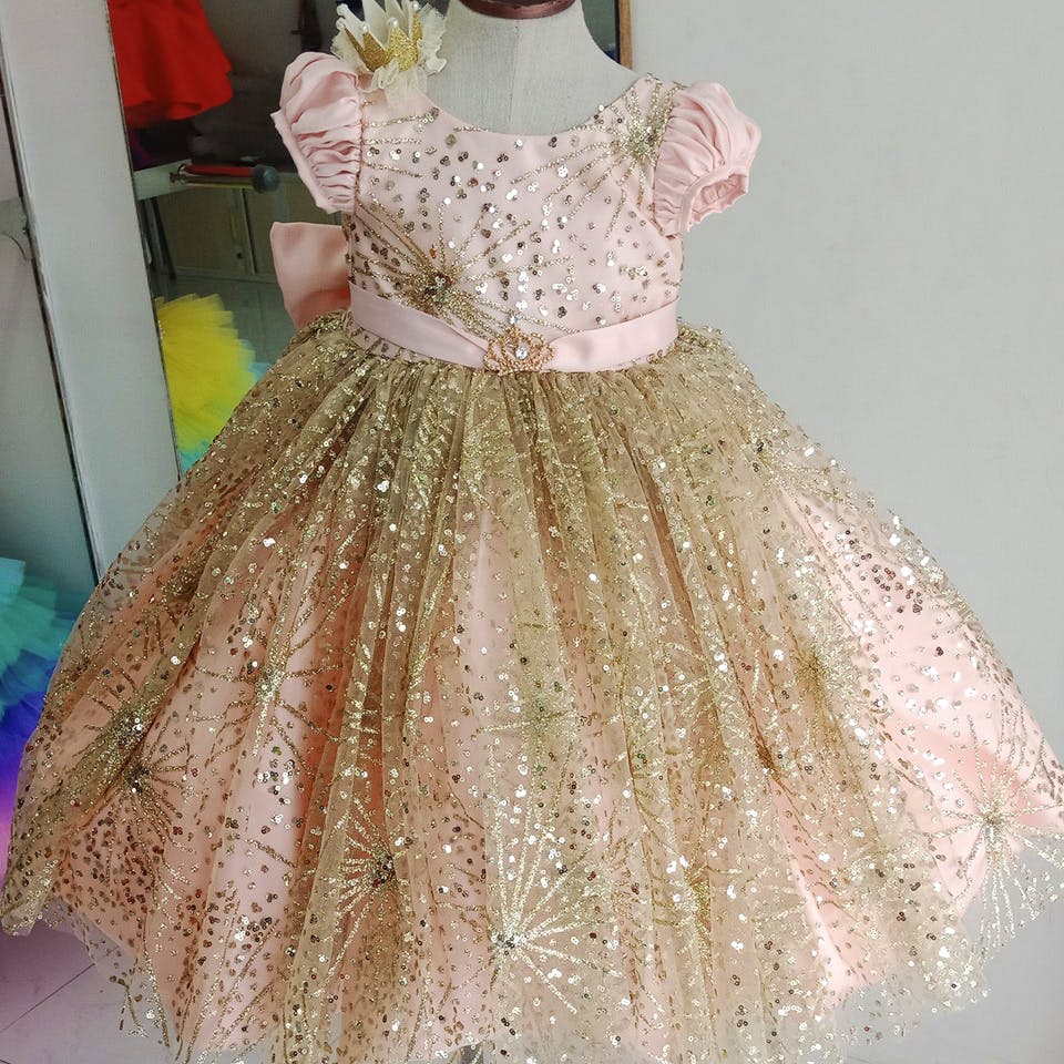 Girls Pink Net Gown, Size: Small at Rs 350 in Nagpur | ID: 15247698448