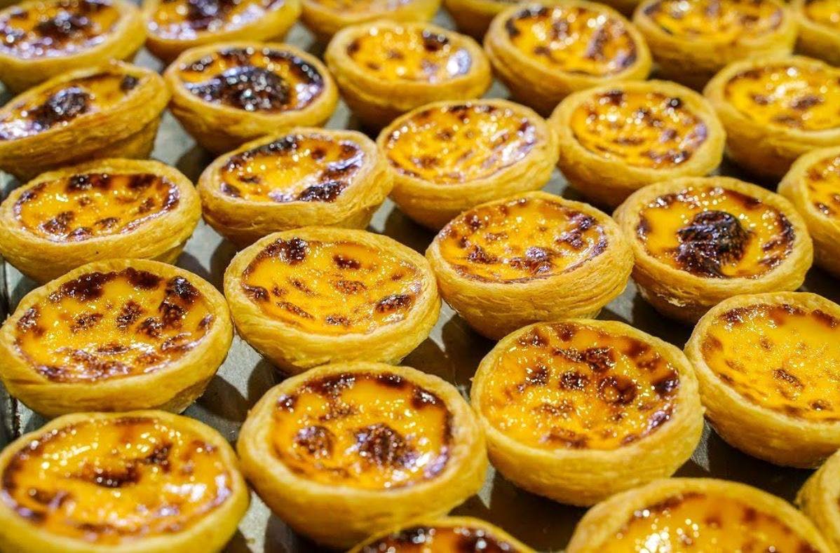 Food,Dish,Cuisine,Ingredient,Baked goods,Custard tart,Pastel,Dessert,Baking,Produce