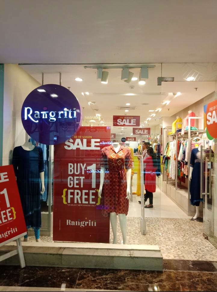 rangriti kurtis sale