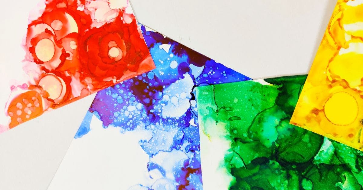 An Alcohol Ink Workshop with Abstract Art | LBB Delhi