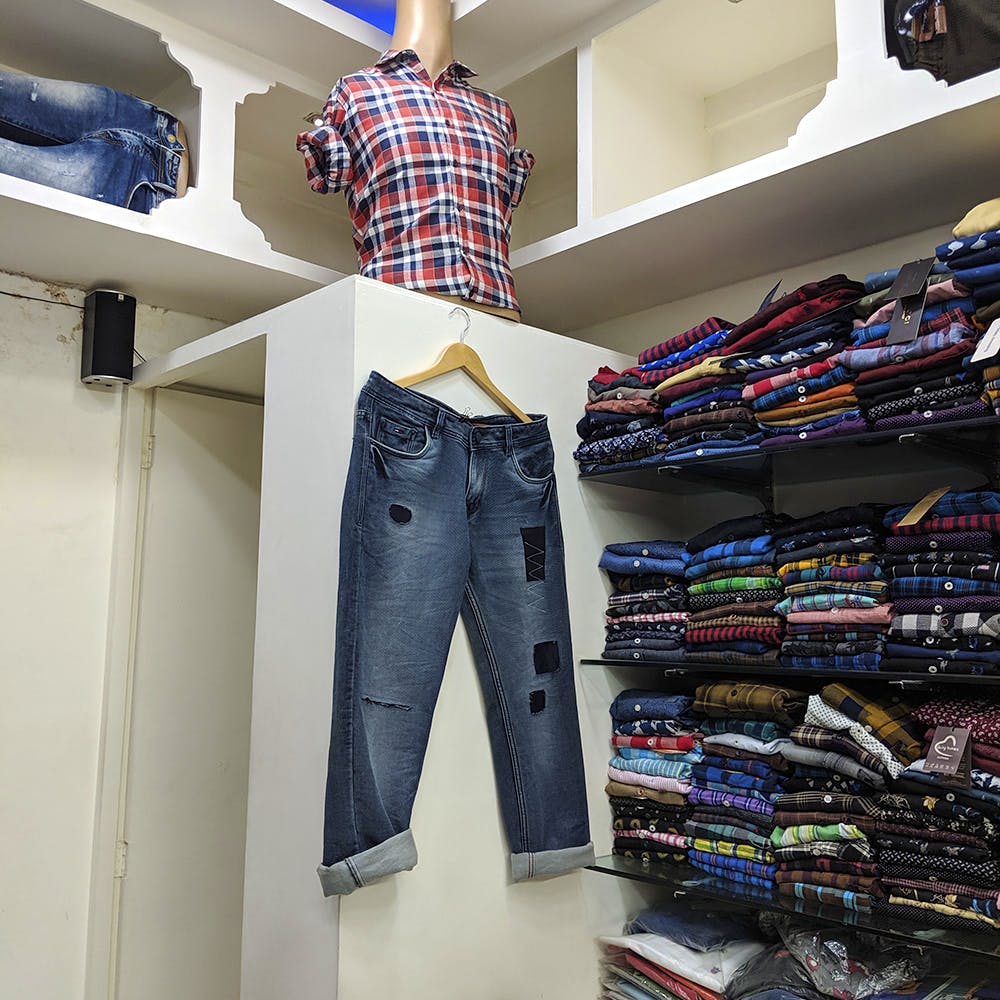 Clothing,Plaid,Jeans,Denim,Textile,Design,Pattern,Room,Tartan,Clothes hanger