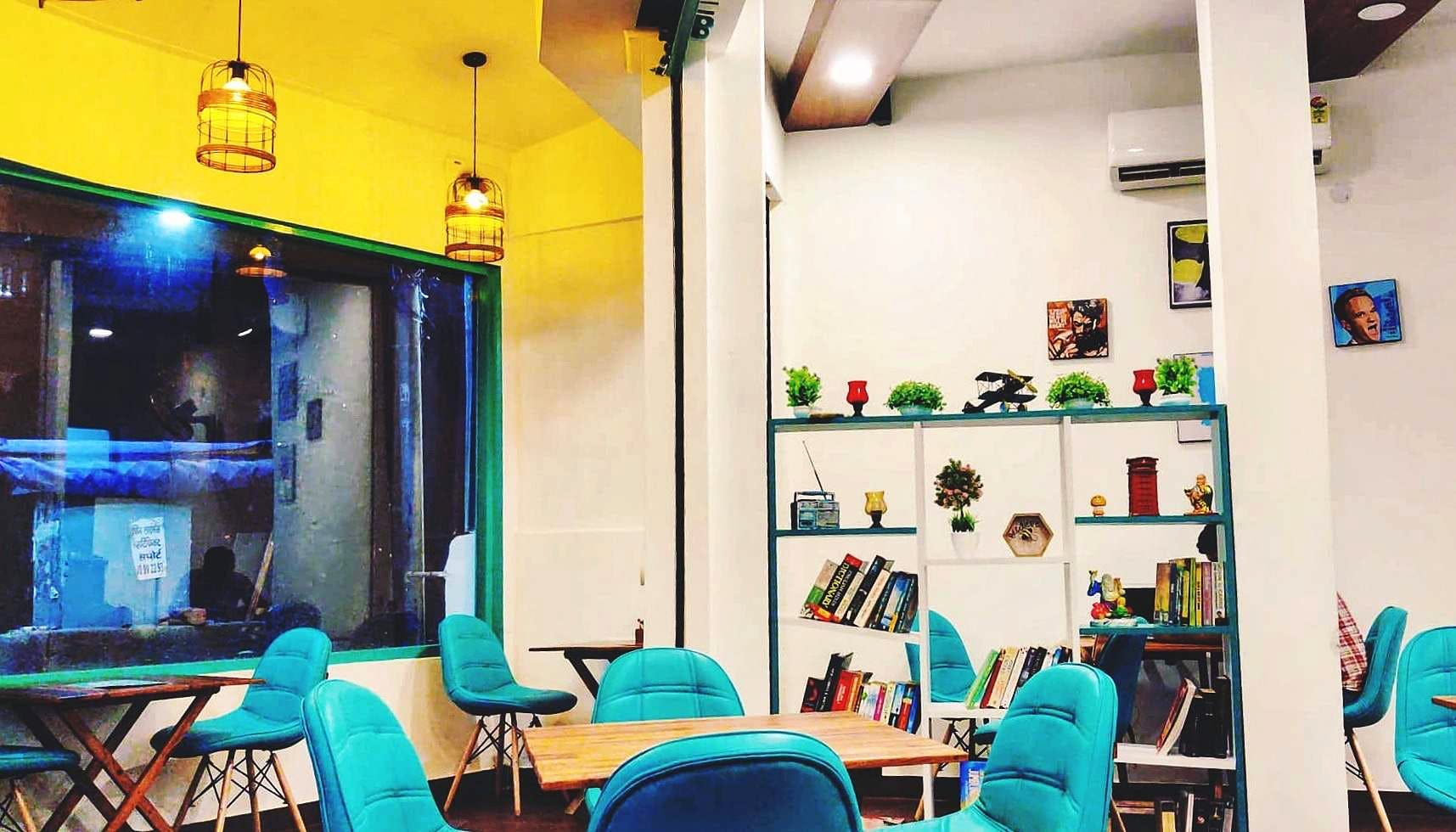 Green,Room,Interior design,Turquoise,Yellow,Building,Furniture,Architecture,Table,House