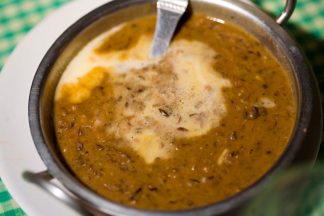 Dish,Food,Cuisine,Ingredient,Gravy,Dal,Curry,Indian cuisine,Produce,Ezogelin soup