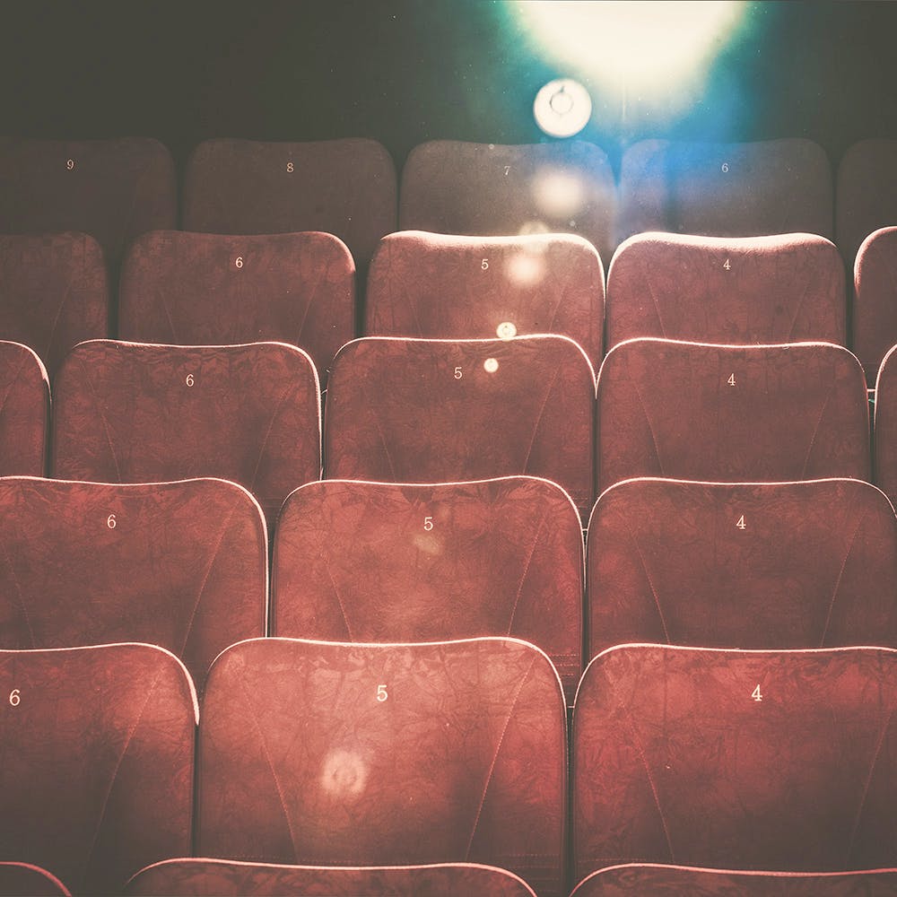 Red,Sky,Light,Cloud,Design,Square,Movie theater,Pattern,Chair,Night