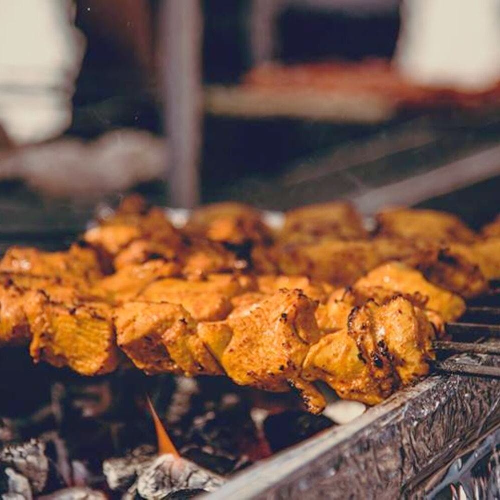 Dish,Food,Cuisine,Barbecue,Suya,Street food,Satay,Shashlik,Grilling,Fried food