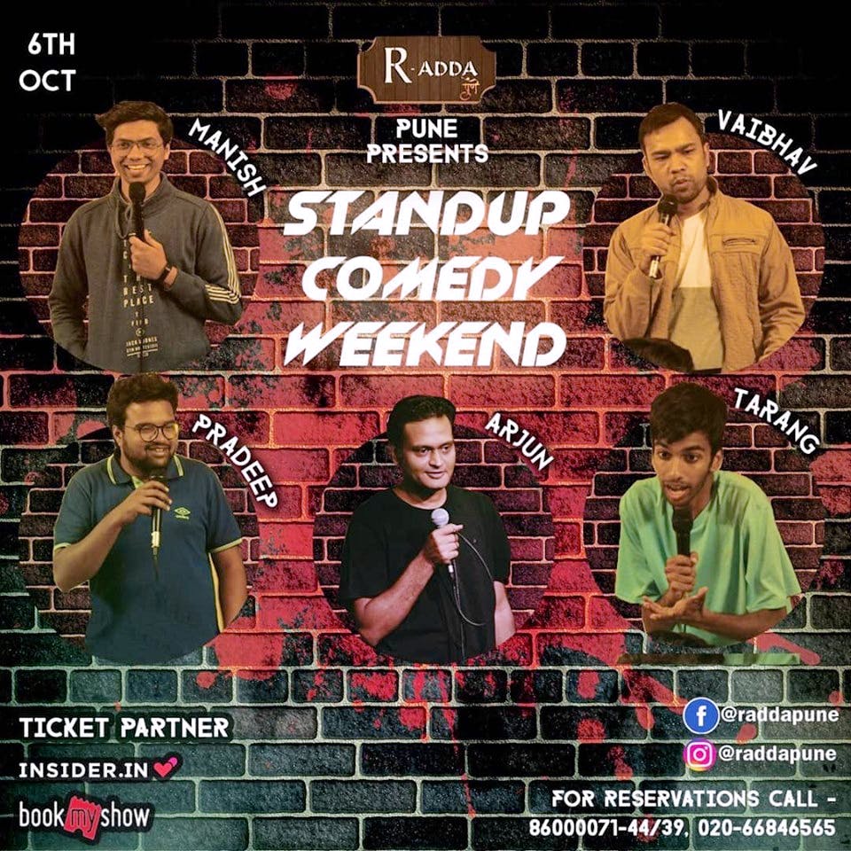 Stand-Up Comedy Weekend At R-Adda | LBB Pune