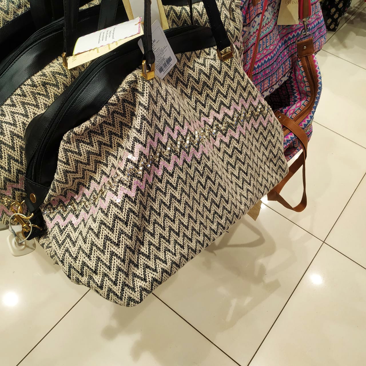 Functional Shoulder Bag Multiple Pockets Handbag for Women,Brown -  Walmart.com