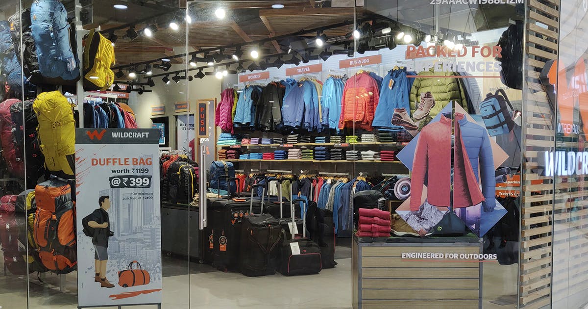 Camping Gear At Wildcraft, Meenakshi Mall LBB, Bangalore