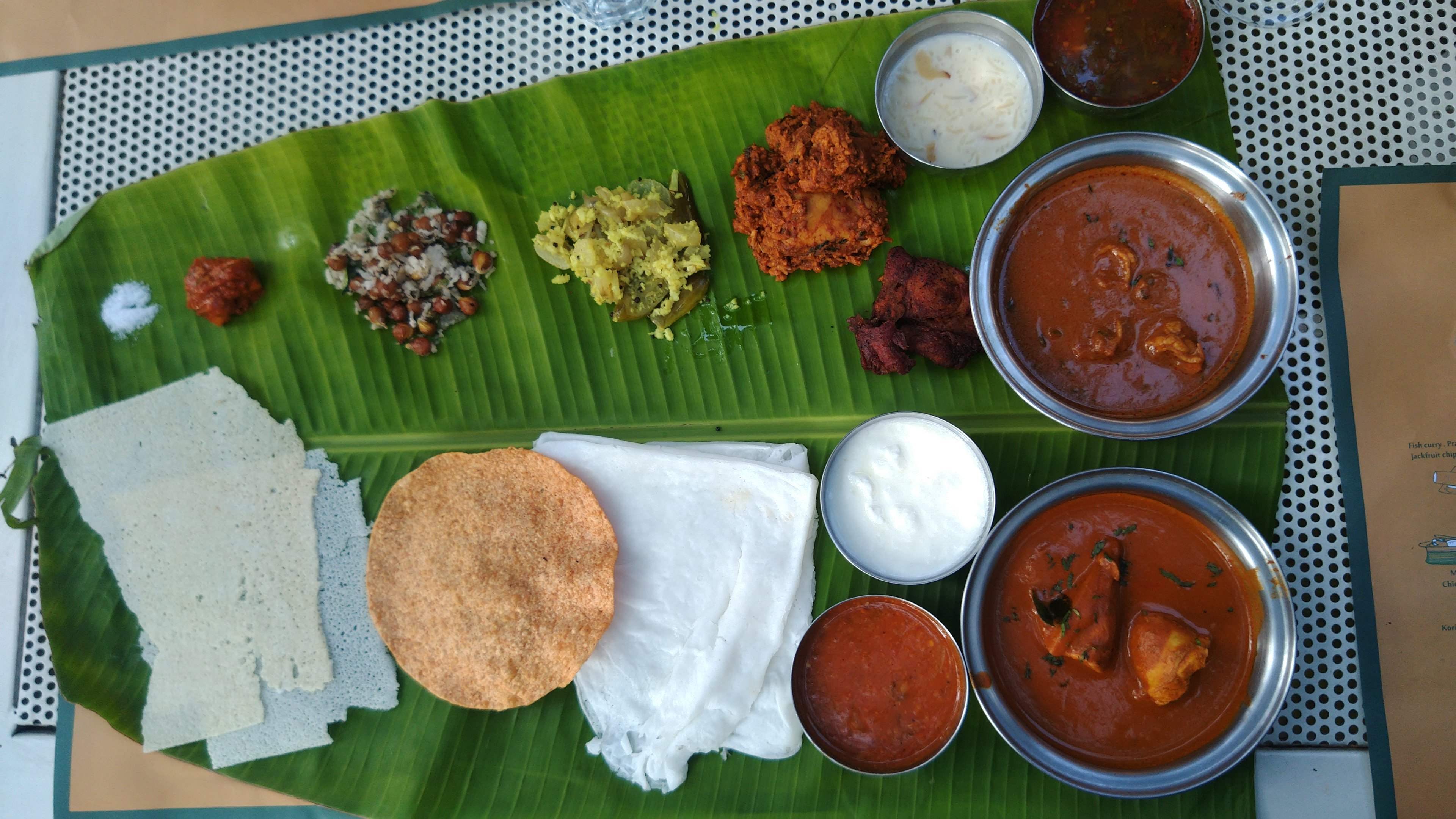 Dish,Food,Cuisine,Sadya,Meal,Ingredient,Tamil food,Andhra food,Banana leaf rice,Vegetarian food