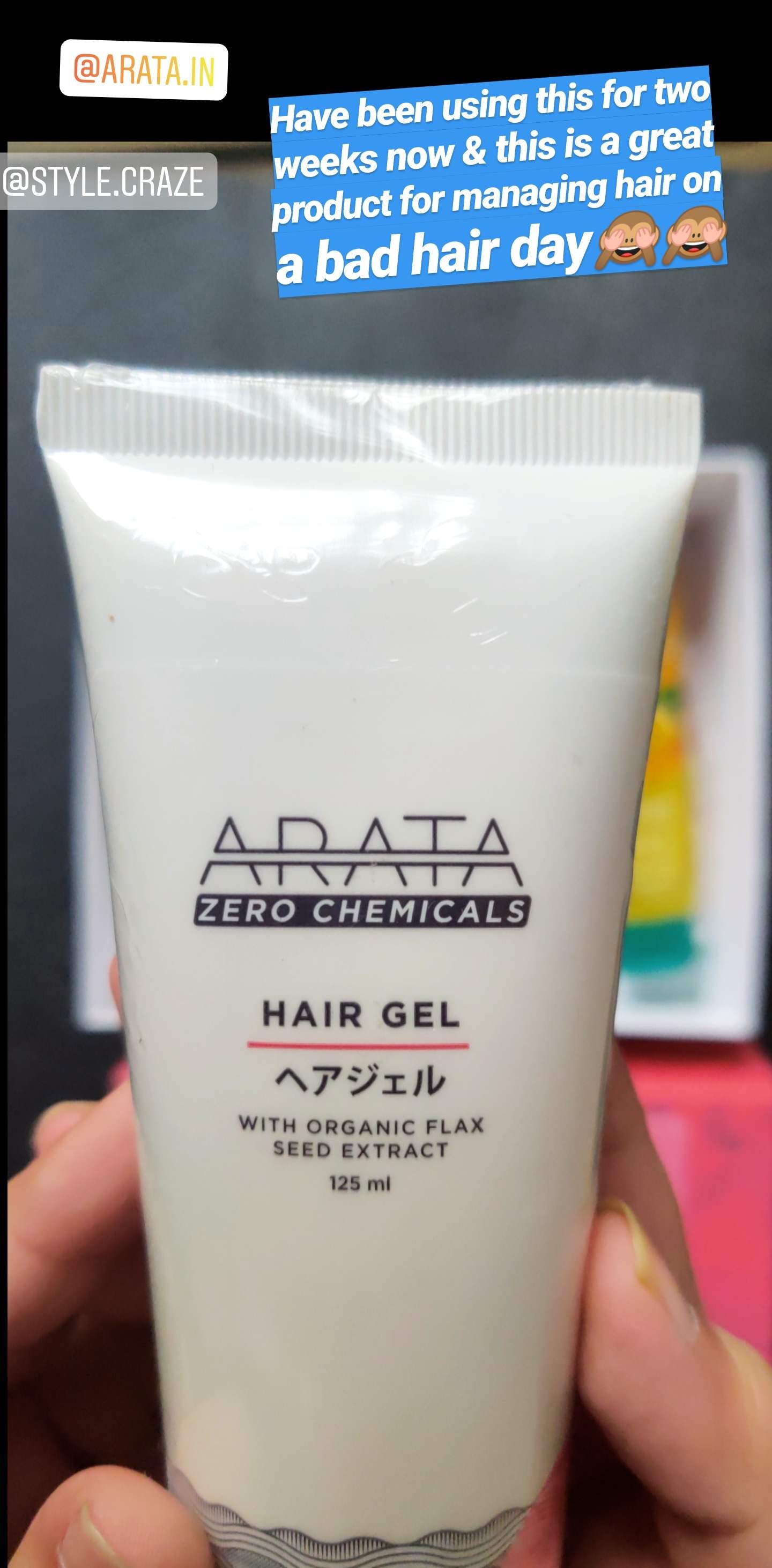 Arata | Paraben-Free Hair Gel & Hair Cream Combo