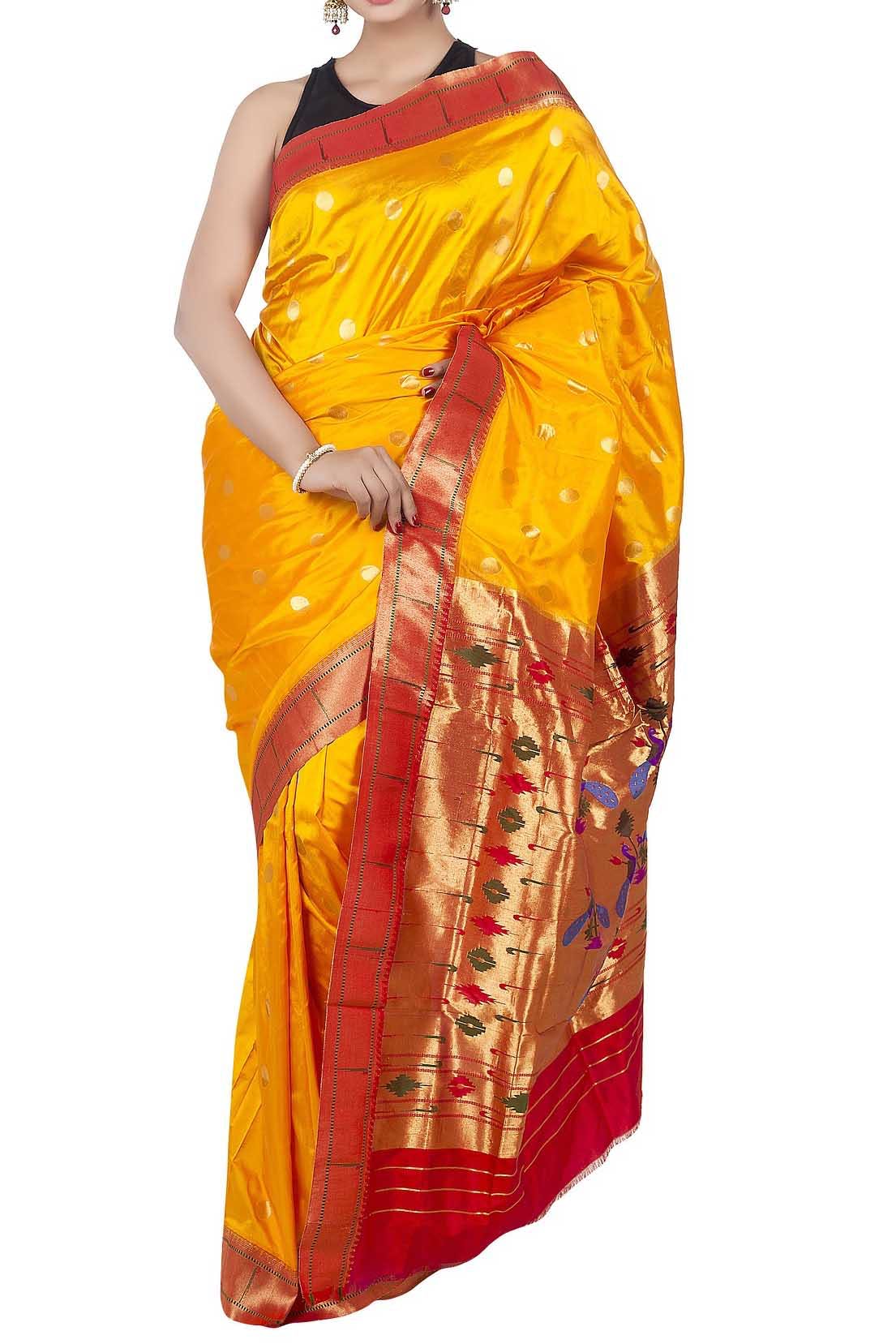 Sari,Clothing,Orange,Yellow,Silk,Maroon,Textile,Fashion model,Blouse,Satin
