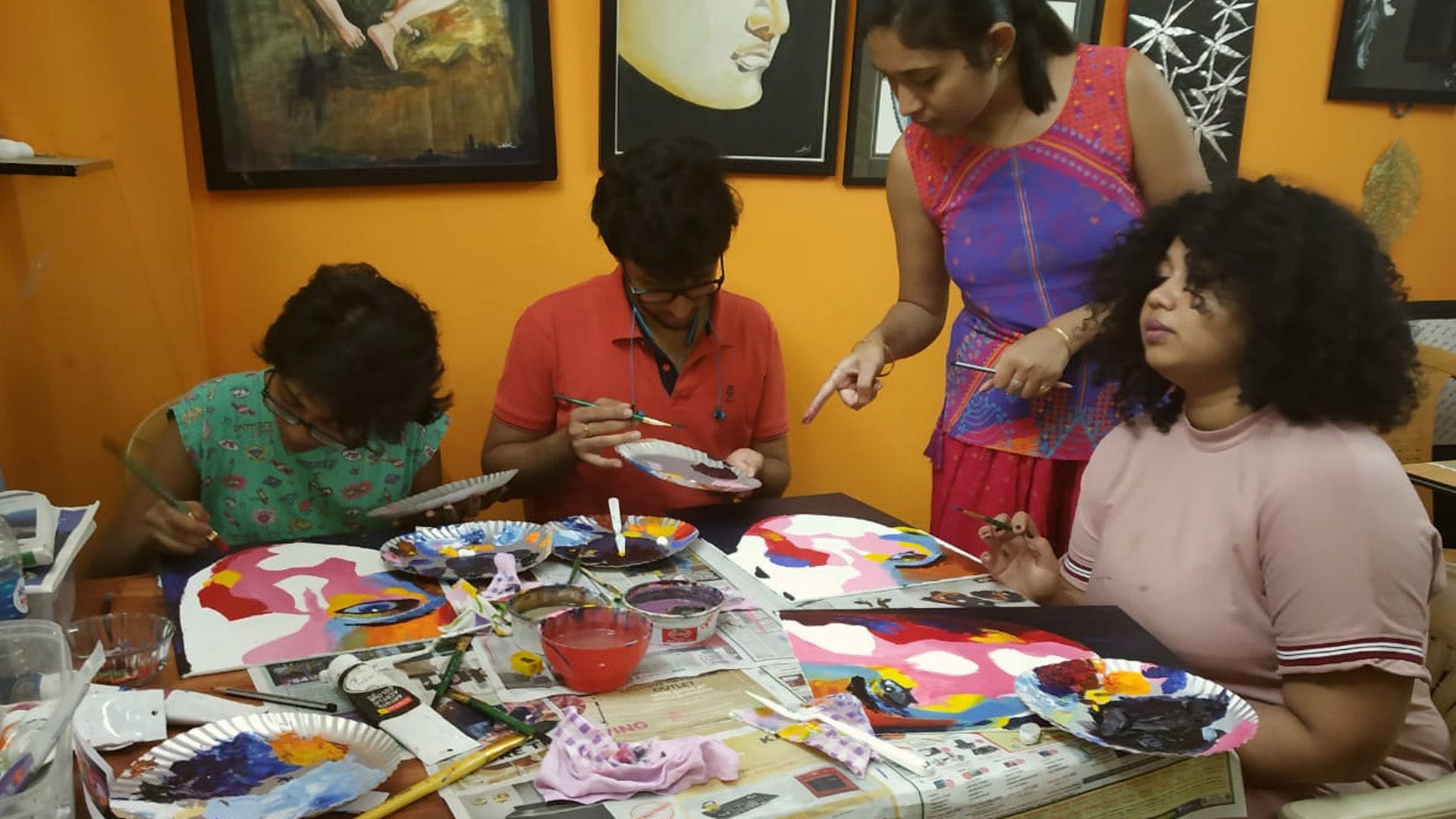 Acrylic Painting The Living Walls LBB Bangalore