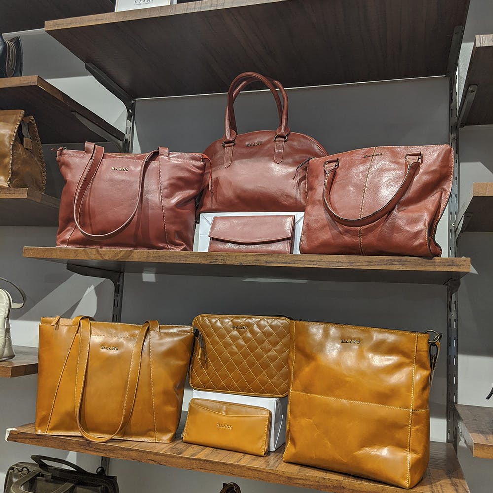 Haans leather bags best sale