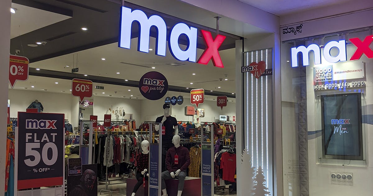 Verzending afbetalen Ruwe slaap Clothing At Max, Forum Neighbourhood Mall | LBB, Bangalore