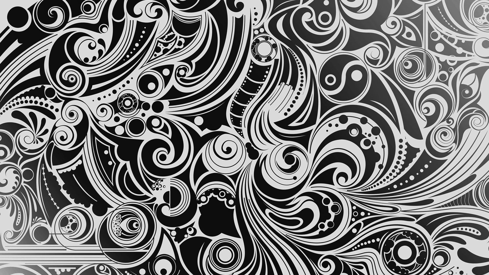 Pattern,Motif,Paisley,Black-and-white,Visual arts,Design,Monochrome,Art,Pattern,Paisley