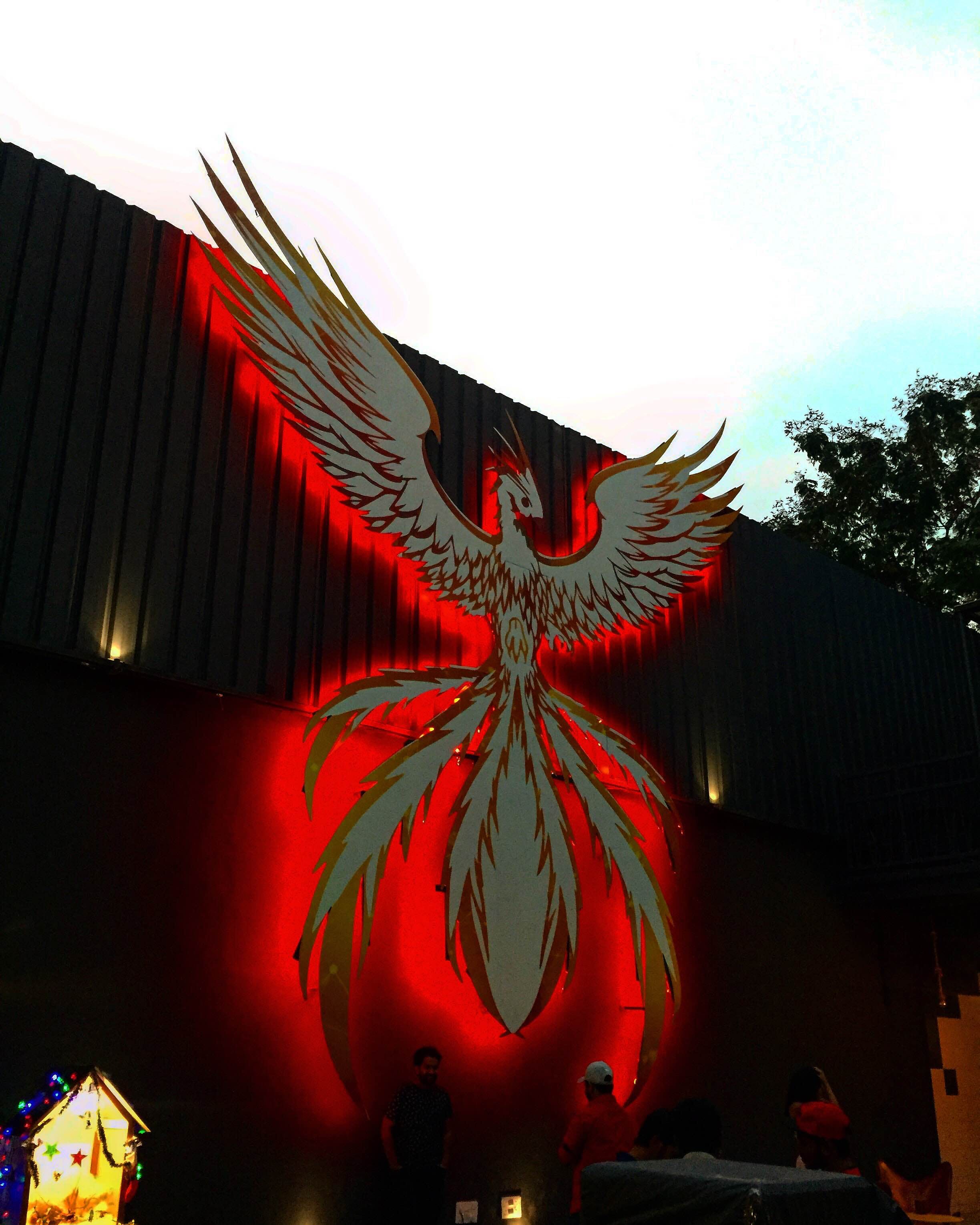 Red,Wing,Night,Architecture,Fictional character,Art