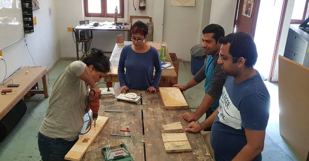 Woodwork workshop at Goa- Maker's Asylum