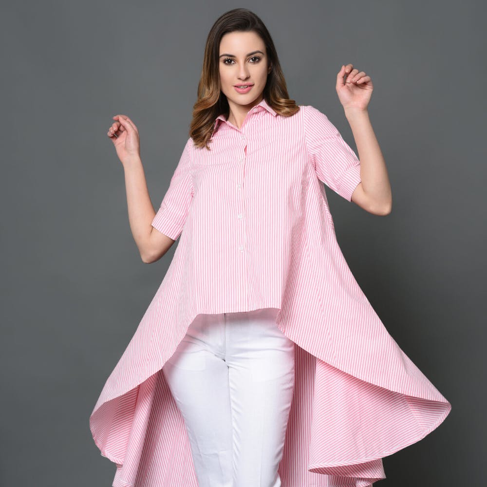 Clothing,Pink,Sleeve,Outerwear,Fashion model,Neck,Fashion,Shoulder,Dress,Top