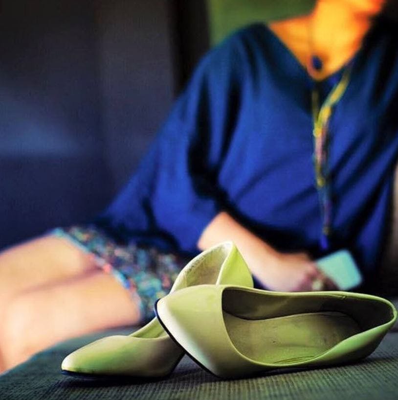 Footwear,Shoe,Yellow,Sandal,Leg,Photography,Sitting