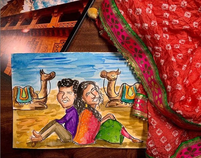 Hand Draw Happy Raksha Bandhan Sister Tying Rakhi To Brother Card  Background Stock Vector - Illustration of abstract, watercolor: 251125803