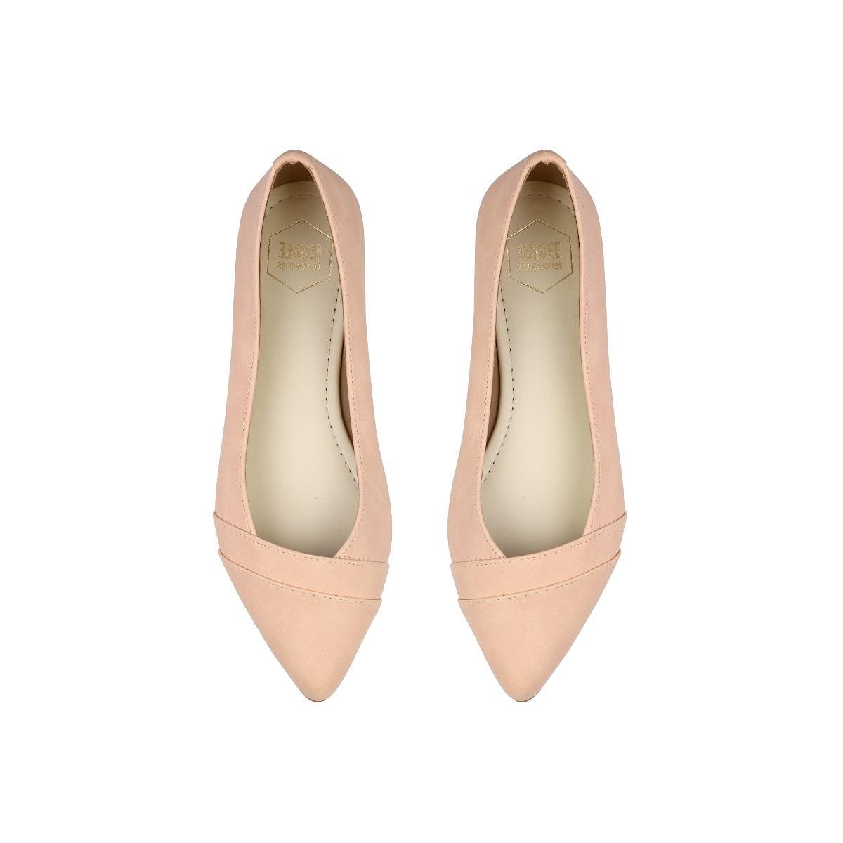 Footwear,Court shoe,Shoe,Beige,Pink,Ballet flat,Mary jane,Slingback,Leather,Ballet shoe