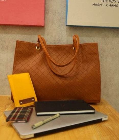 Bag,Leather,Product,Handbag,Tan,Brown,Fashion accessory,Material property,Wallet,Brand