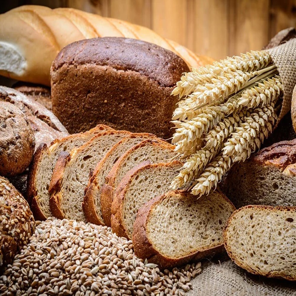 Bread,Food,Gluten,Brown bread,Rye bread,Hard dough bread,Whole grain,Whole wheat bread,Loaf,Soda bread
