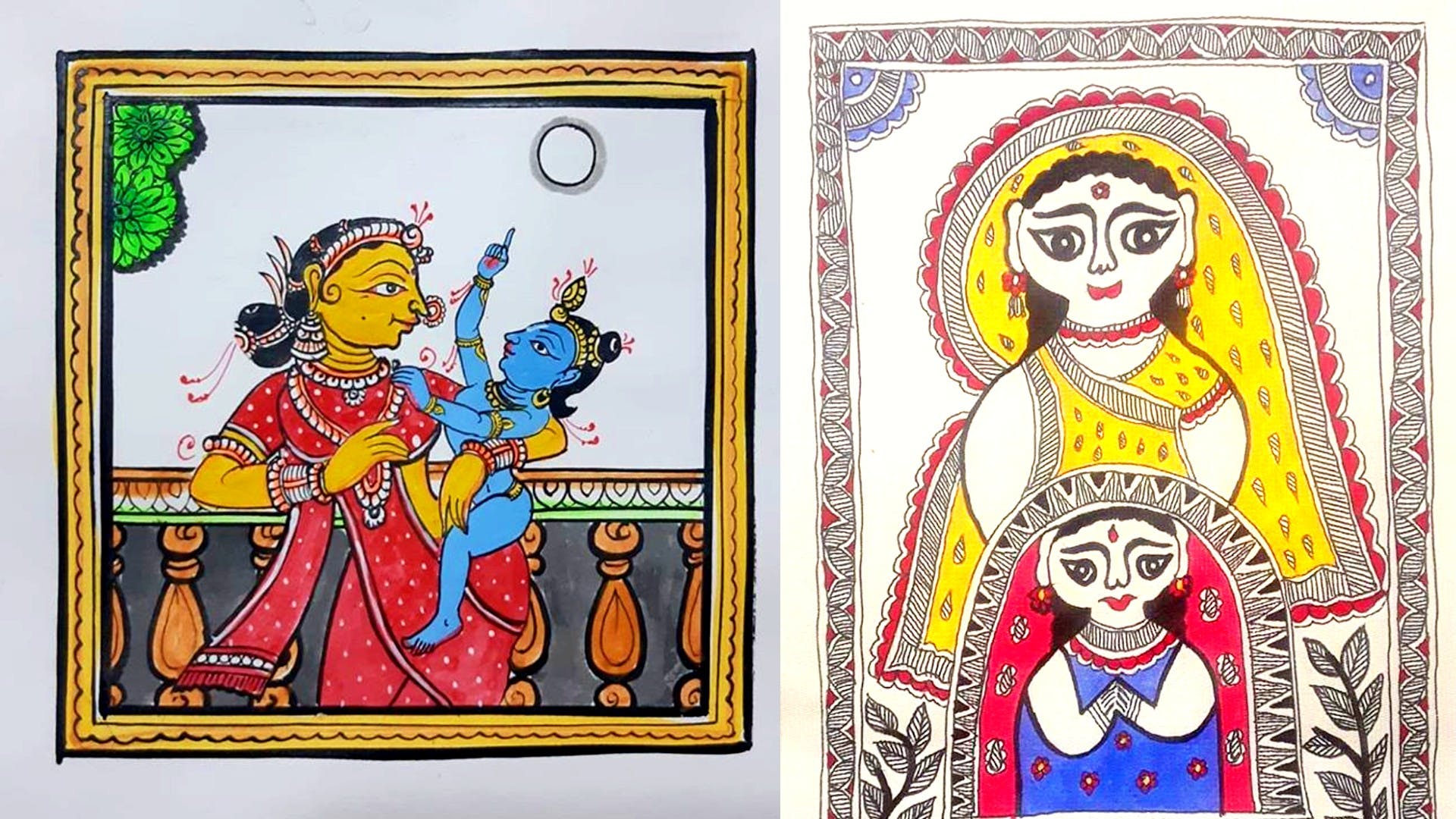 Pattachitra drawing on sale