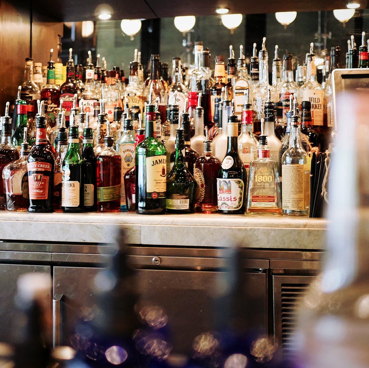 Alcohol,Bar,Distilled beverage,Liqueur,Drink,Alcoholic beverage,Bottle,Liquor store,Pub,Glass bottle