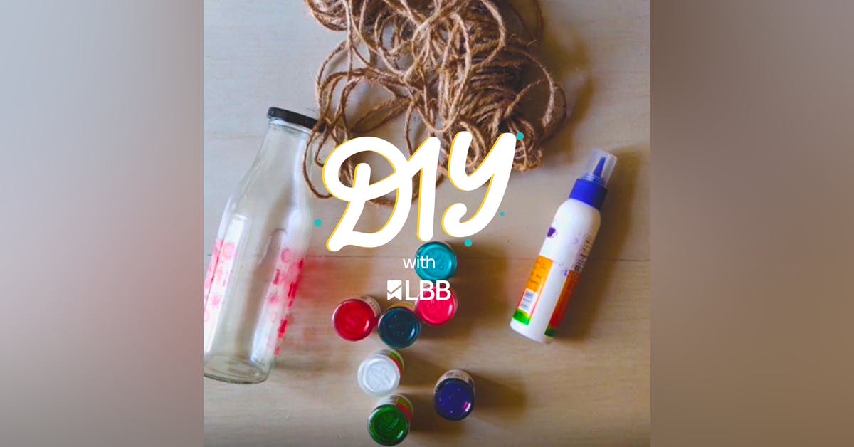 Make DIY Rope-Wrapped Bottle | LBB