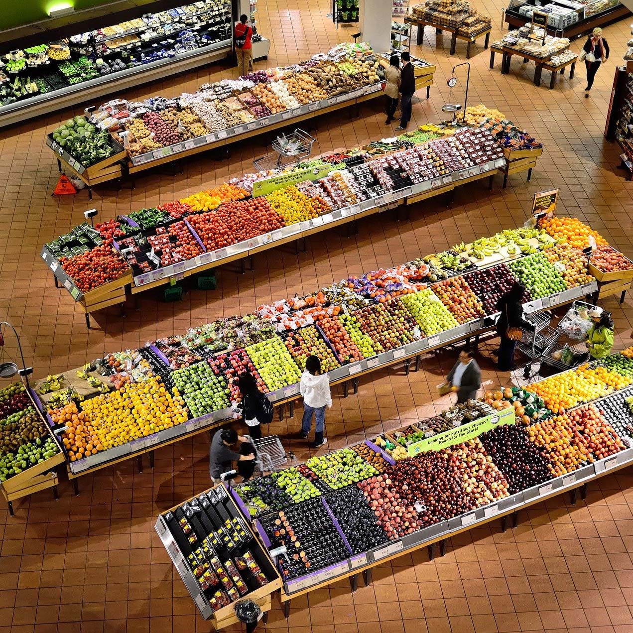 Supermarket,Grocery store,Whole food,Retail,Natural foods,Convenience food,Food,Plant,Building,Convenience store