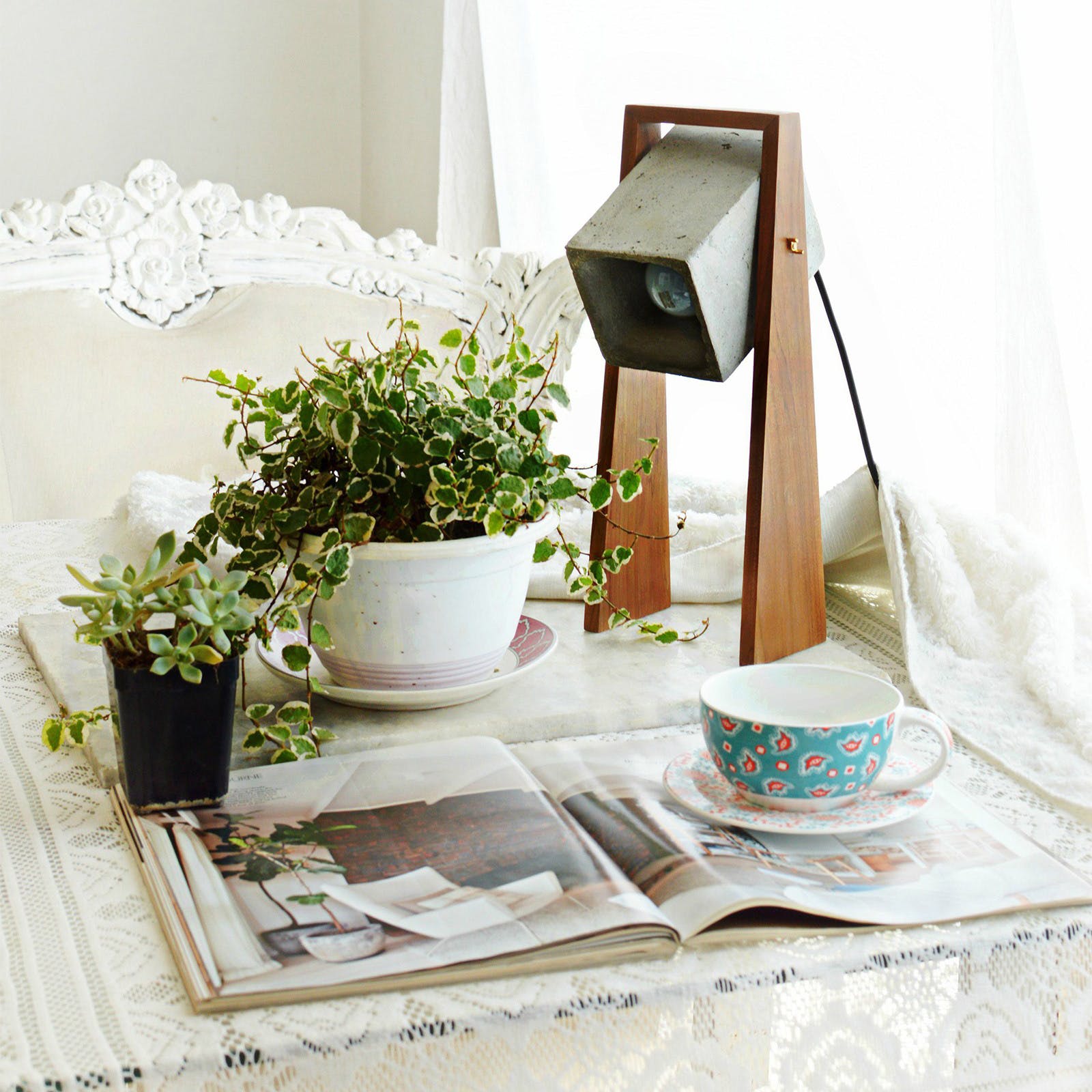 Table,Furniture,Shelf,Room,Desk,Interior design,Lamp,Plant,Flowerpot,Nightstand