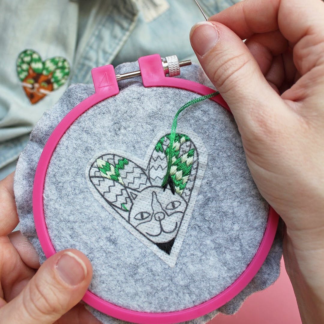 Pink,Embroidery,Leaf,Ornament,Heart,Hand,Fashion accessory,Craft,Plant,Magenta