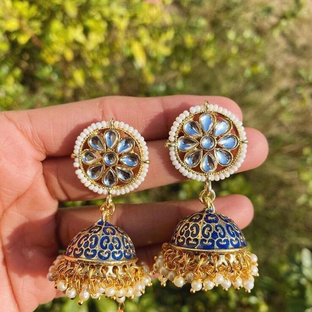 Goan glass earrings  Sarah and Joshua