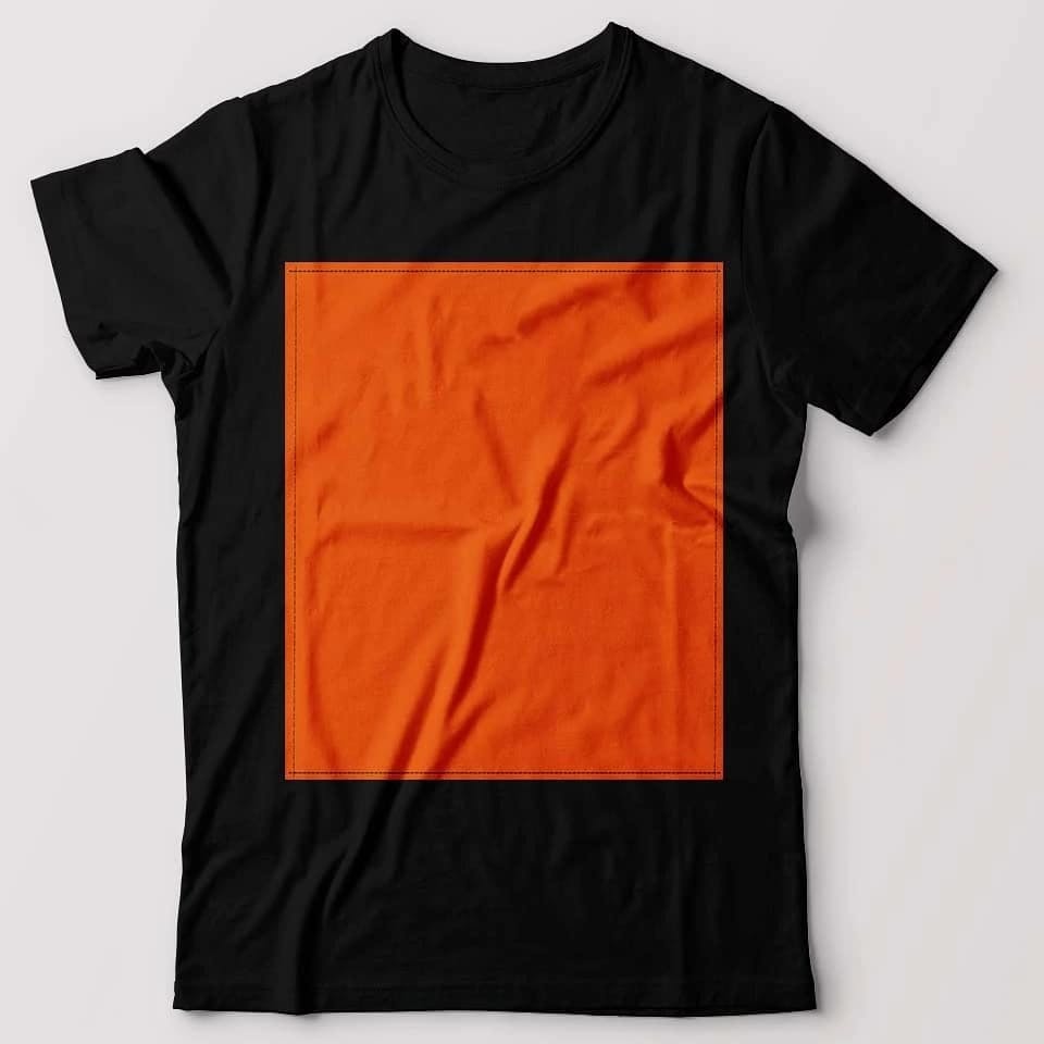 T-shirt,Clothing,Orange,Black,Active shirt,Sleeve,Font,Top,Peach