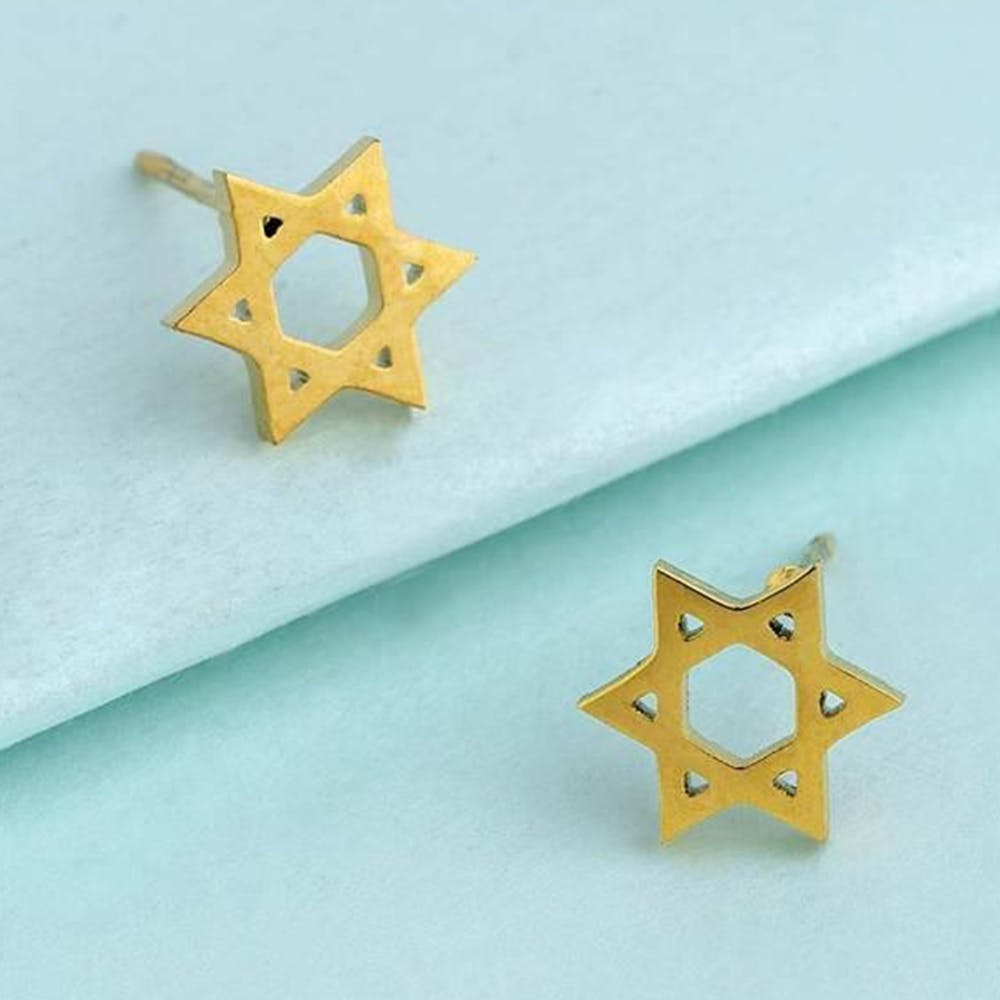 Yellow,Fashion accessory,Star,Turquoise,Metal